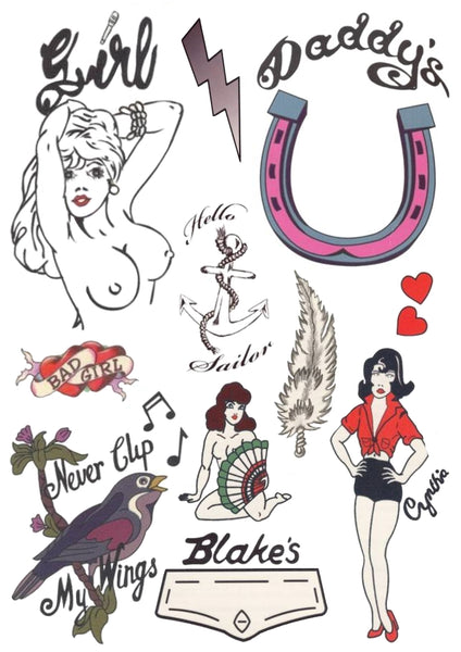 Amy's Temporary Tattoos for Cosplayers