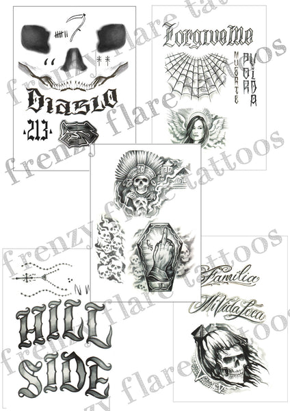 The Last Of Us 2 Ellie Temporary Tattoo for Cosplayers, 4 Different Si -  Frenzy Flare