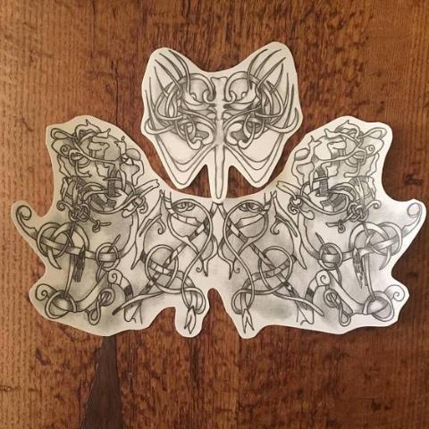 Astrid Vikings Temporary Tattoo