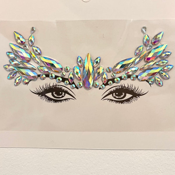 Viking Amazonian Woman, Mermaid Face Jewels for Halloween Costume, Carnival or Festivals.  Princess, Cleopatra, Fairy Costume Accessory