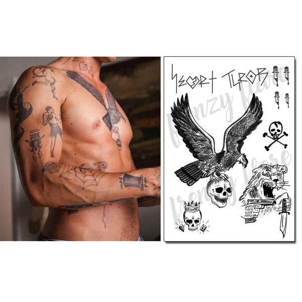 Place Beyond the Pines Temporary Tattoos for Cosplay