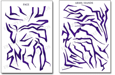 Jinu Demon Marks Temporary Tattoos for Cosplay , Saja boys Costume