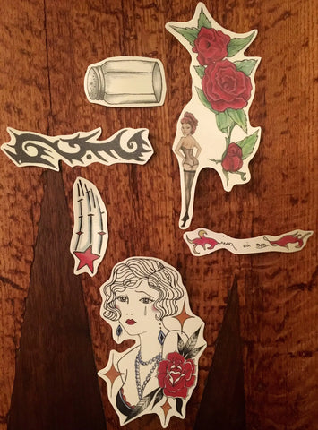 Alex Vause OITNB Custom Temporary Tattoos for Cosplayers