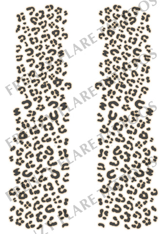 Jadzia Dax Temporary Tattoos for Cosplayers. Leopard Animal Halloween Costume
