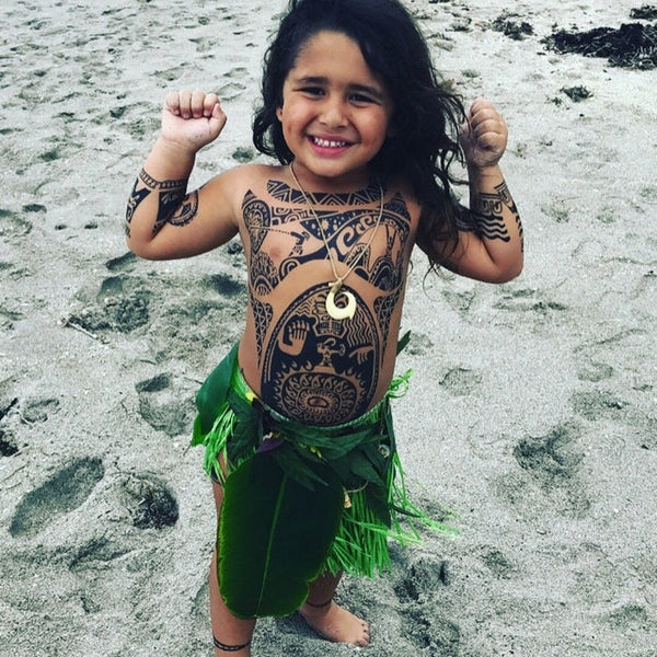 Maui Moana Custom Temporary Tattoos Made to Order