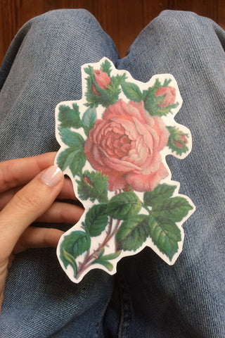 Floral Temporary Tattoo. Big Rose Tattoo