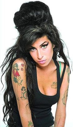 Amy Winehouse Temporary Tattoos for Costume