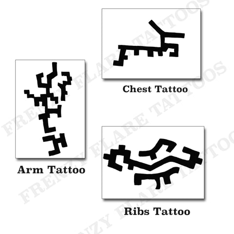 Link Zelda Tattoo Designs for Cosplayers. Digital Download. Print From Home