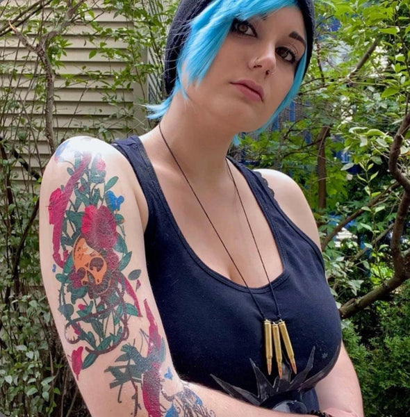 Custom cosplay tattoo Chloe Price Life is Strange