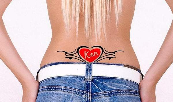 Digital Download Barbie Tramp Stamp Tribal Tattoo Design for Costume. Print from Home