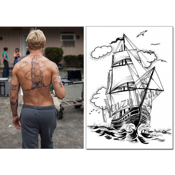 Place Beyond the Pines Temporary Tattoos for Cosplay